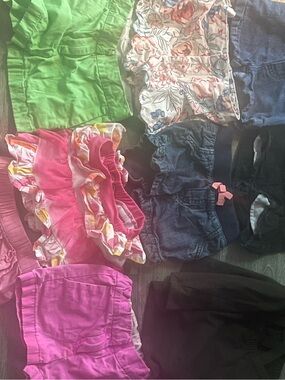 Assorted Girls' Shorts & Skirts - Floral, Pink, Green, Denim